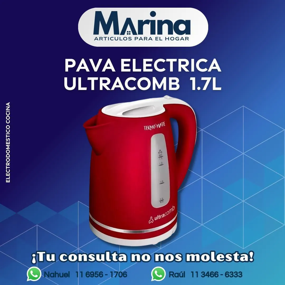 Pava Electrica Ultracomb 1.7 L